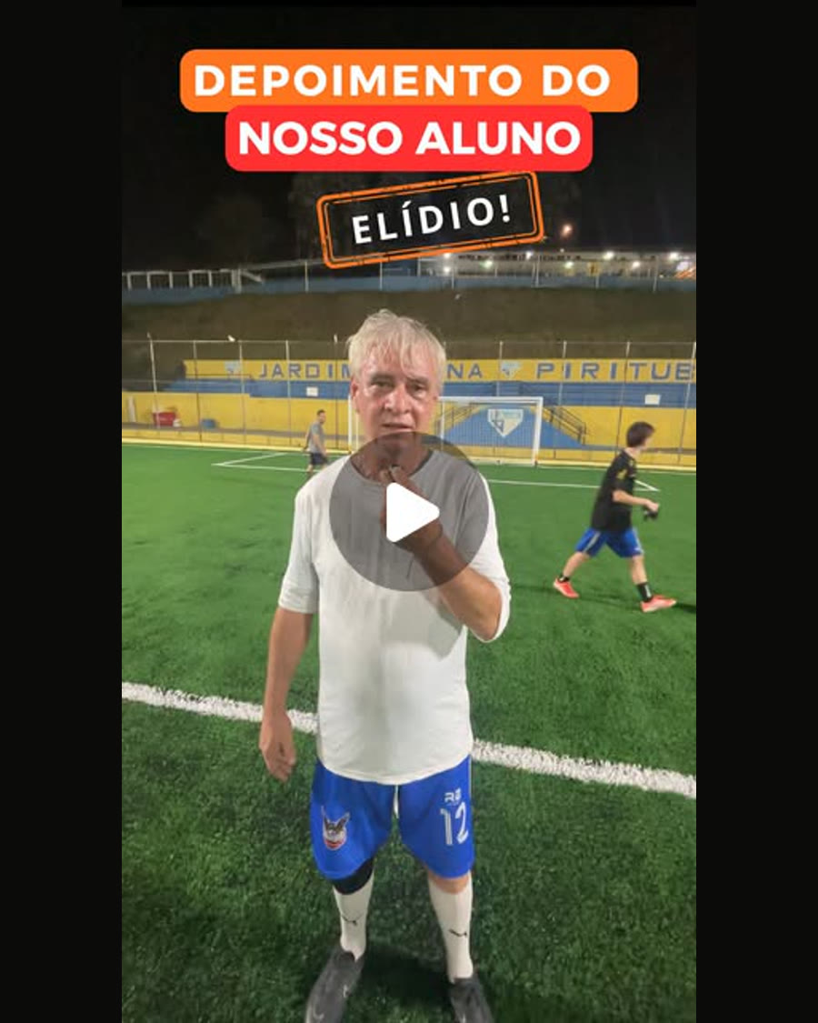 Elidio, aluno da Squadra Jardim Regina